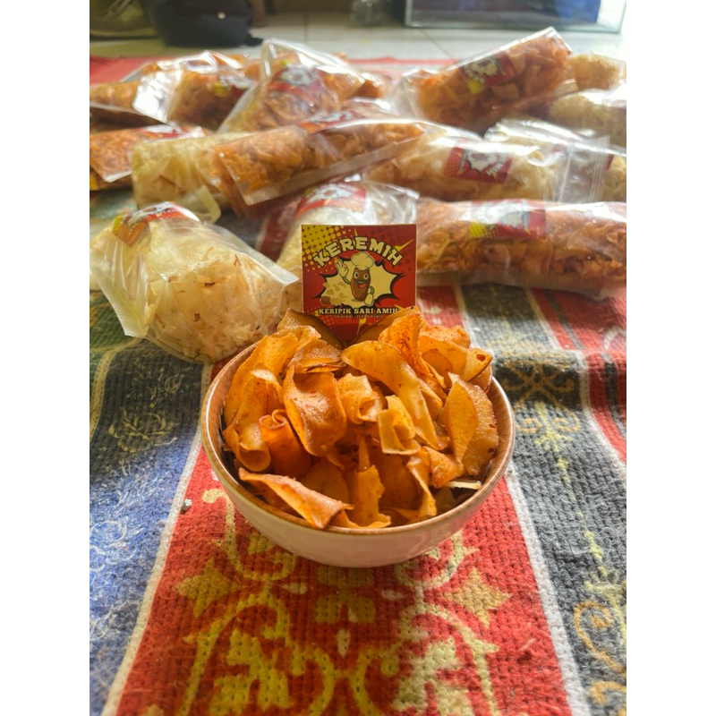 

Keripik Singkong Sariamih26 Pedas Gurih dan Asin Gurih