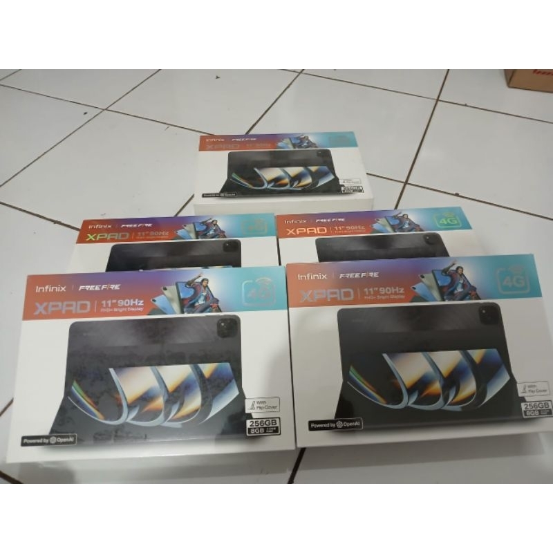 INFINIX XPAD 8GB/256GB - 4G LTE KARTU SIM - HELIO G99 GARANSI RESMI 1 TAHUN FREE CASE