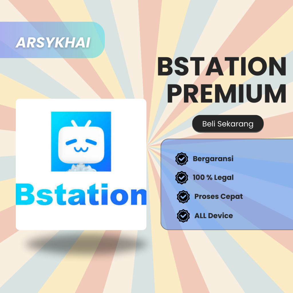 [ ARSY ] Bstation Premium Bilibili For All Device ( Ios, Android, Pc ) Murah