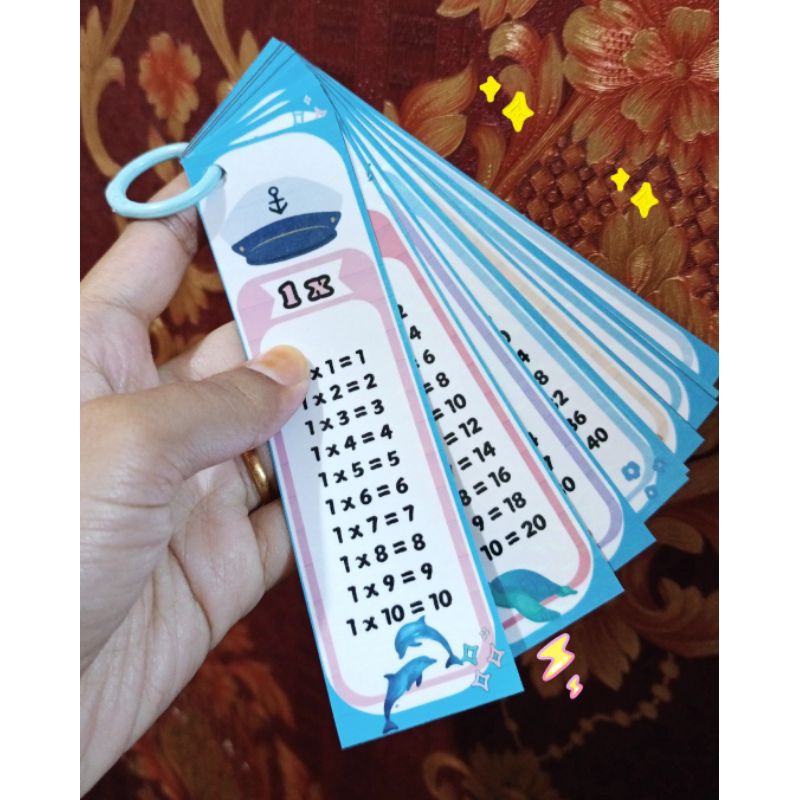 

Flashcard perkalian anak