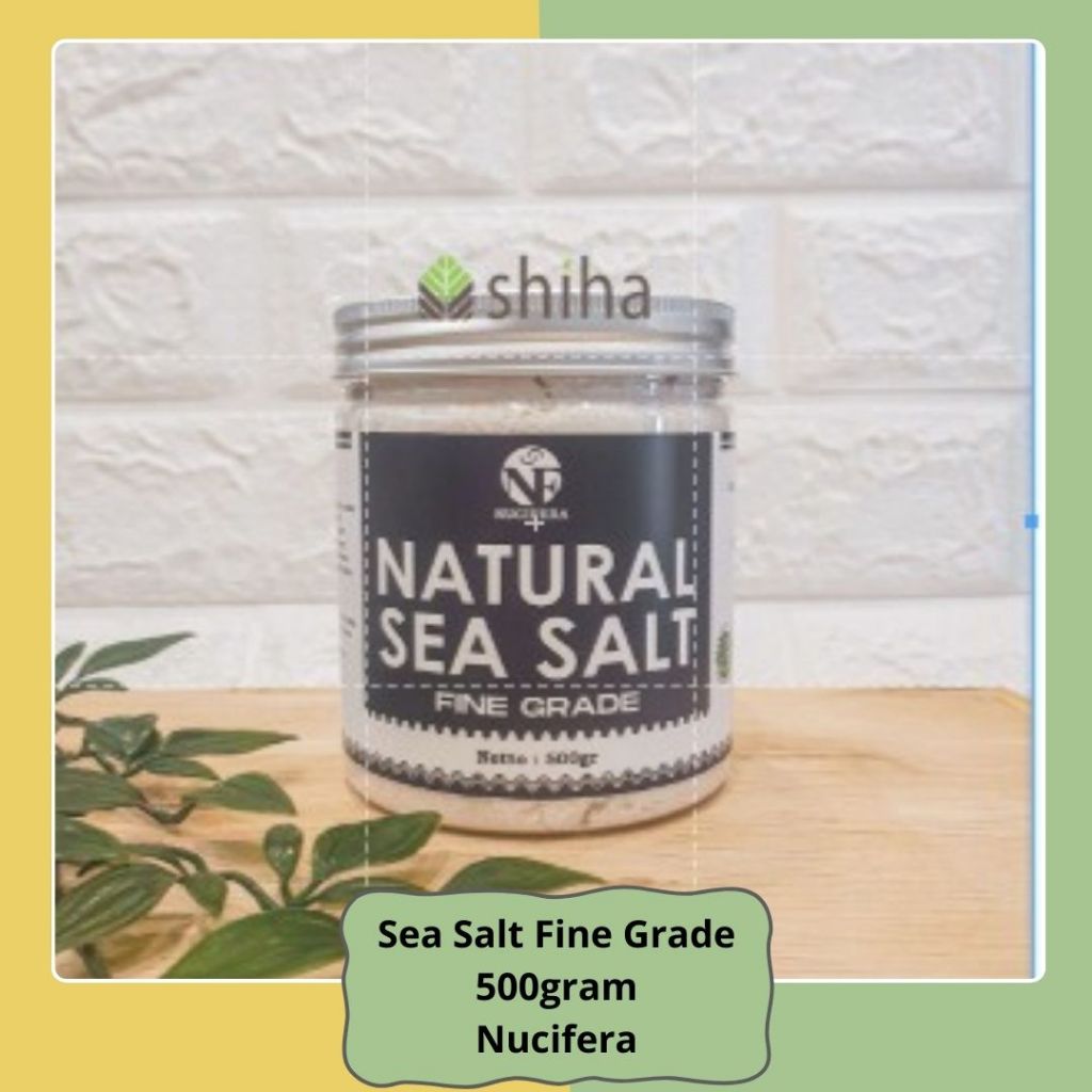 

SHIHA - Natural Sea Salt Fine Grade Nucifera | Garam Laut Halus