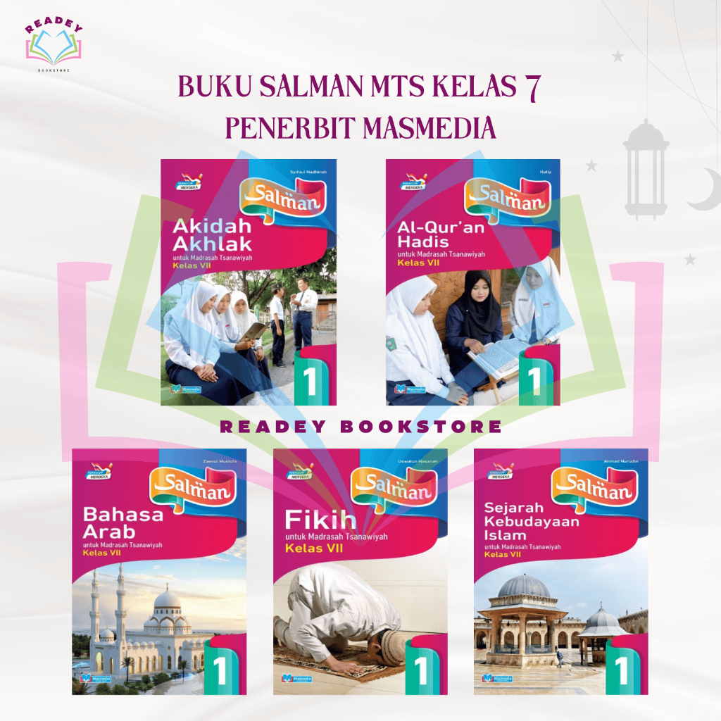 

[ORIGINAL] BUKU SALMAN MADRASAH TSANAWIYAH (MTS) KELAS 7 PENERBIT MASMEDIA
