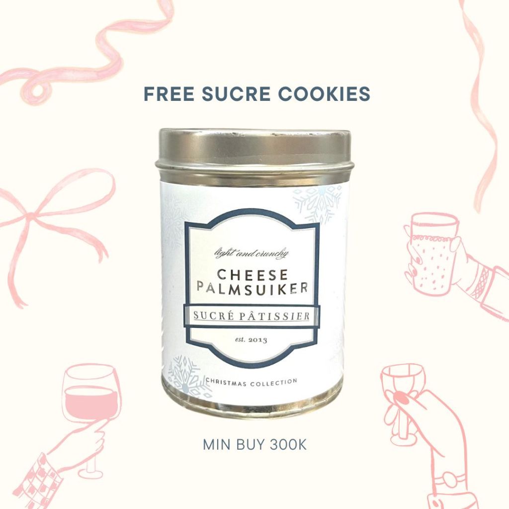 

Free gift - Sucre Cheese Palm Suiker and Triple Choco Cookies 100gr