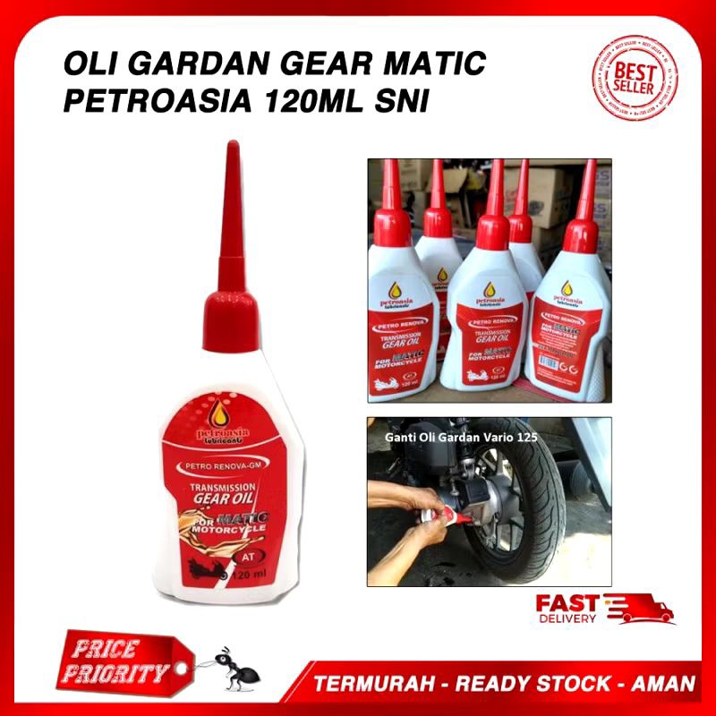 OLI GARDAN OLI GEAR TRANSMISSION MATIC ORIGINAL PETROASIA 120ML OLI GEAR GARDAN MATIC BEAT VARIO SCO