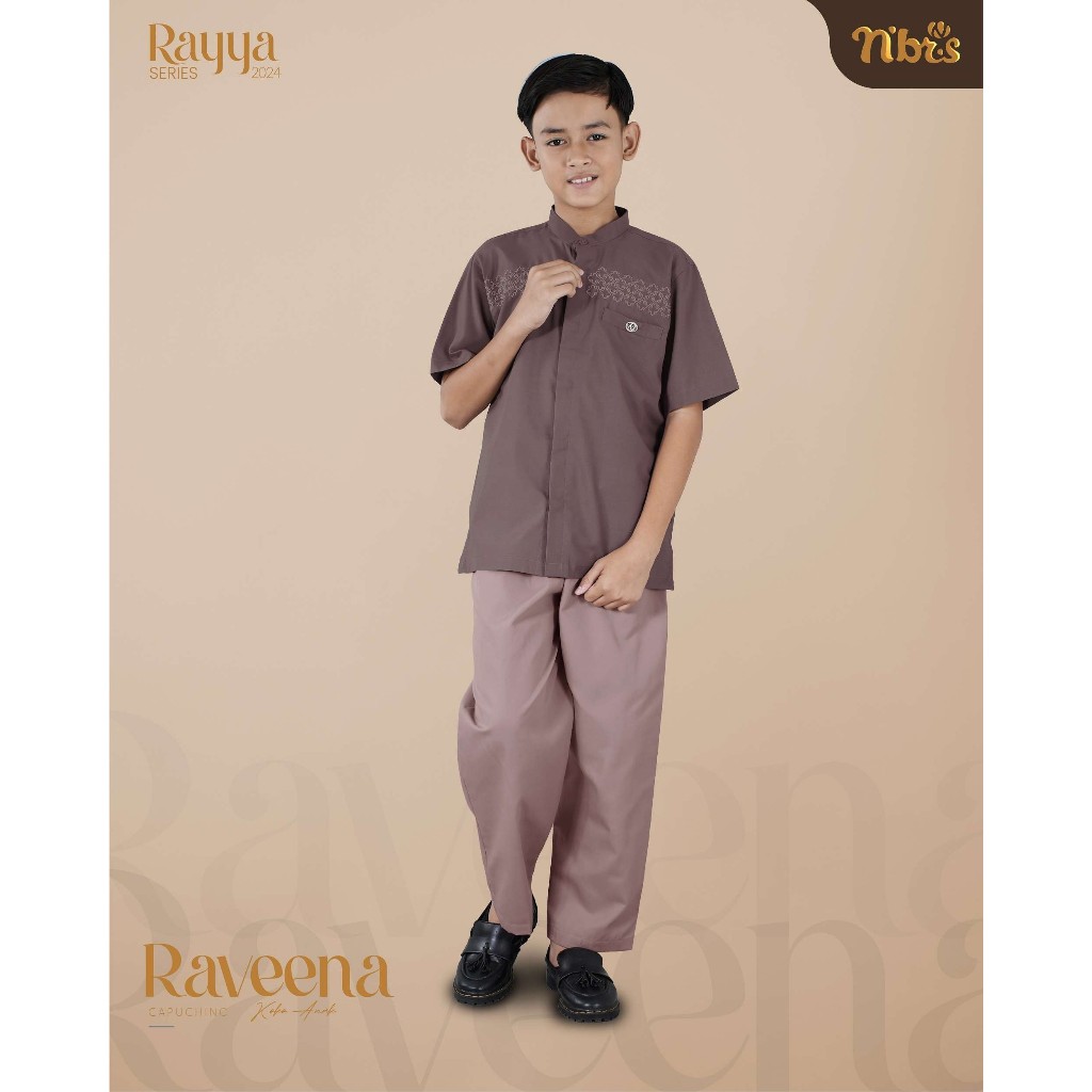 NIBRAS PROMO KOKO ANAK RAVEENA CAPPUCINO PROMO CUCI GUDANG SETELAN ANAK LENGAN PENDEK