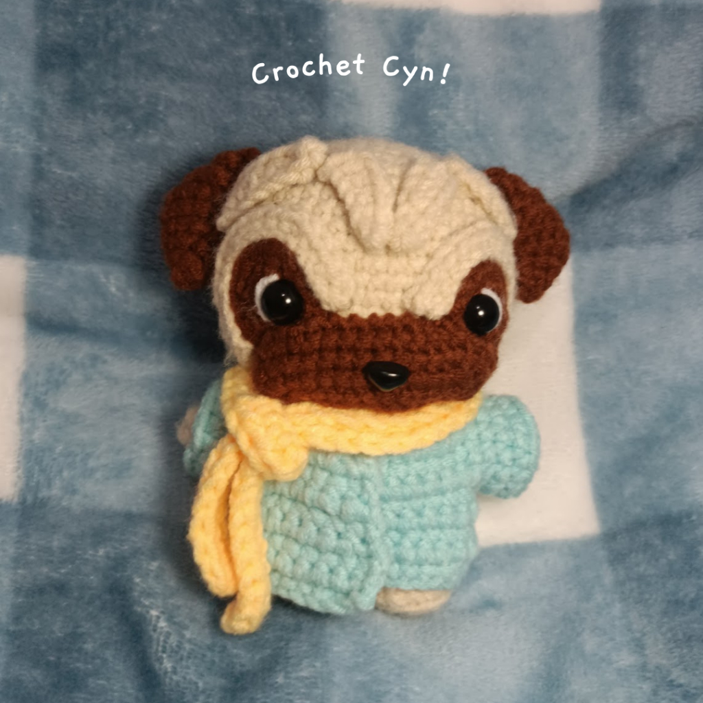 Boneka Rajut Pug | Crochet Pug Doll | amigurumi pug [crochetbycyn]