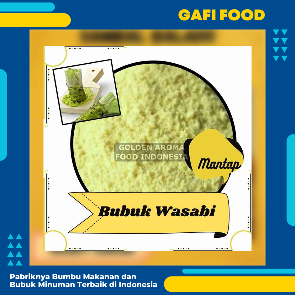 

Bubuk Wasabi - Bumbu Tabur Aneka Rasa Wasabi Bubuk Asli Hot 1Kg Serbuk Pedas Manis Untuk Keripik