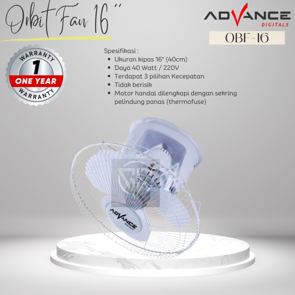Orbit Fan 16'' ADVANCE OBF-16