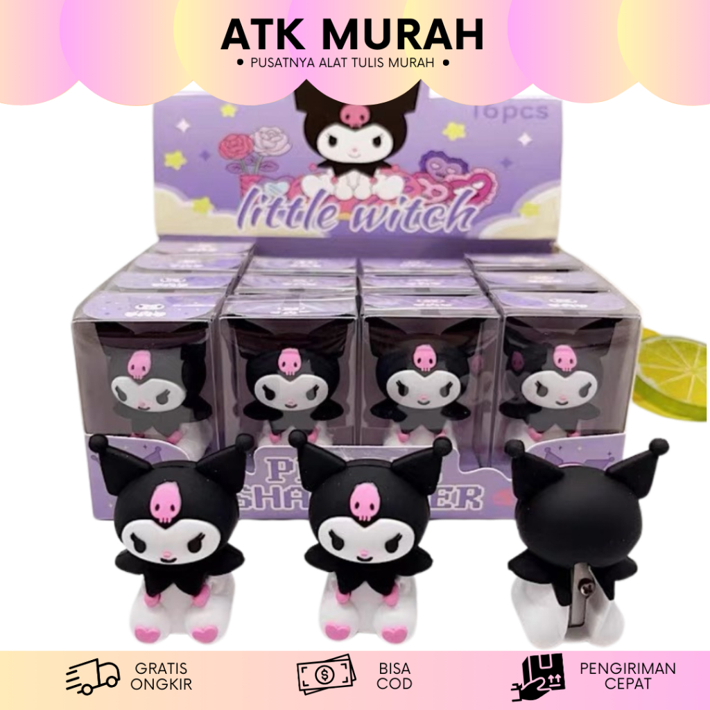 

2 IN 1 HAPUSAN DAN SERUTAN MINIATUR KUROMI ER-1222 PENCIL ERASER LUCU ALAT TULIS IMUT MURAH TERJANGKAU