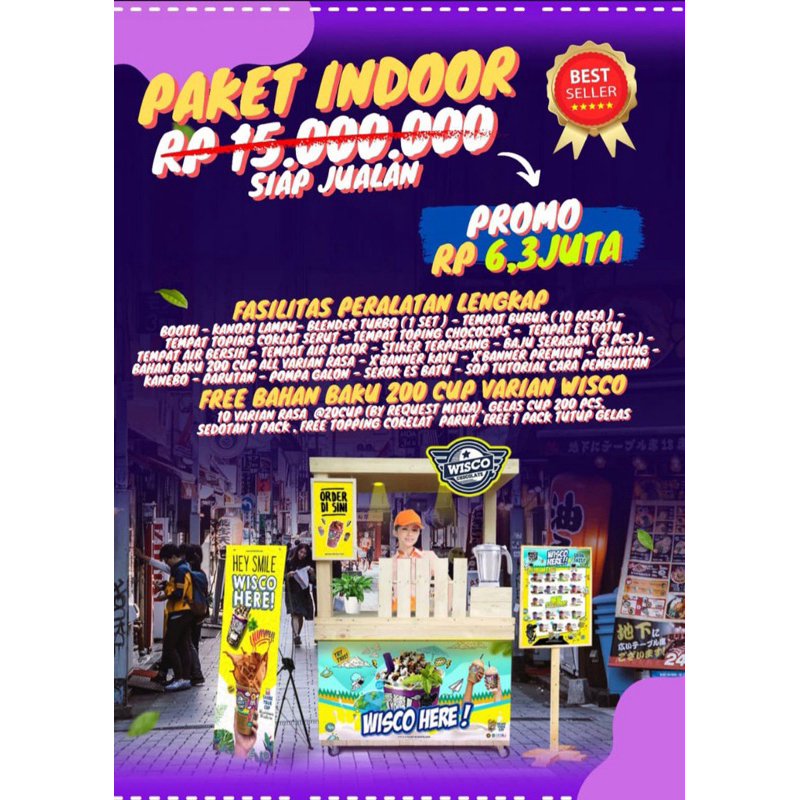 

PAKET USAHA BOOTH INDOOR WISCO - Kak Ayya - Tangerang