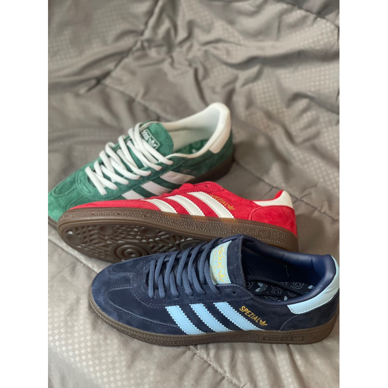 Adidas Spezial. ready 3 warna merah putih ,navy biru,hijau putih