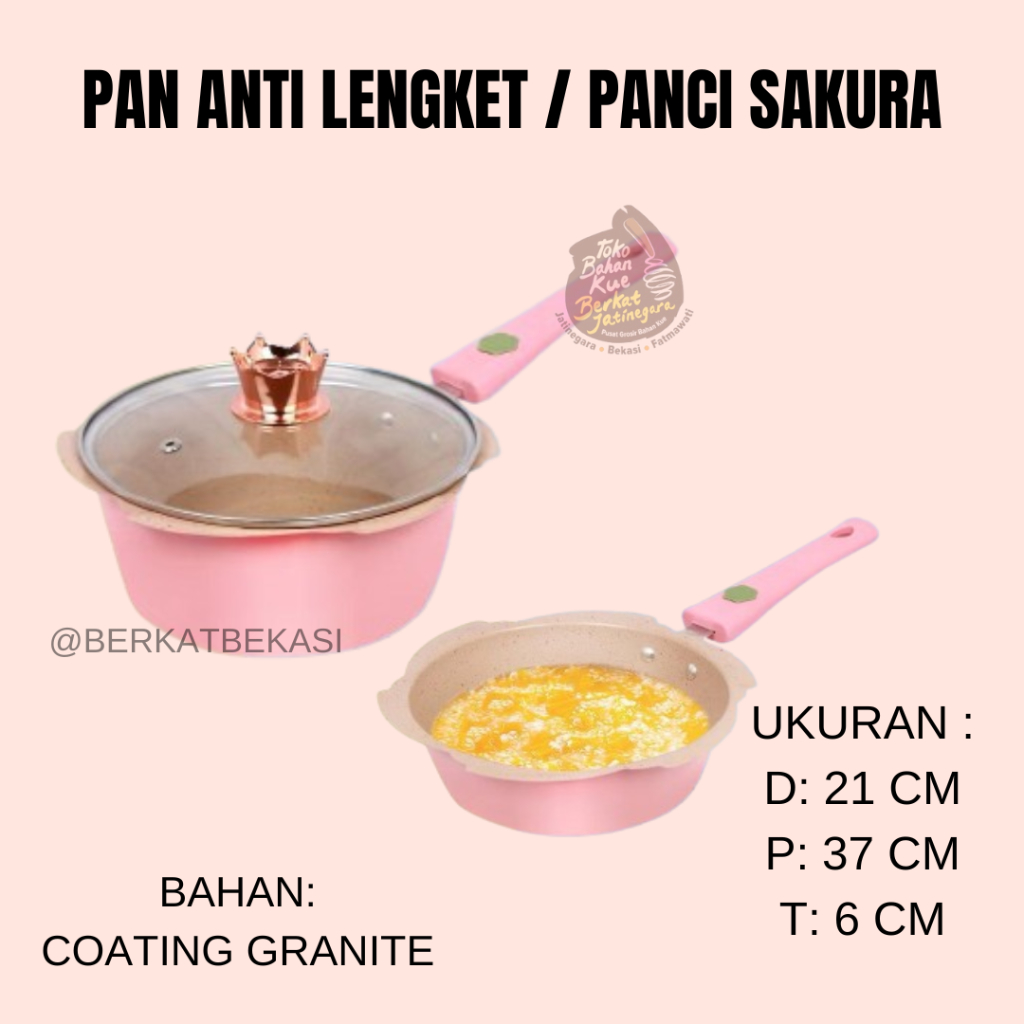 PANCI ANTI LENGKET PANCI SAKURA / PANCI MPASI / PANCI SERBAGUNA