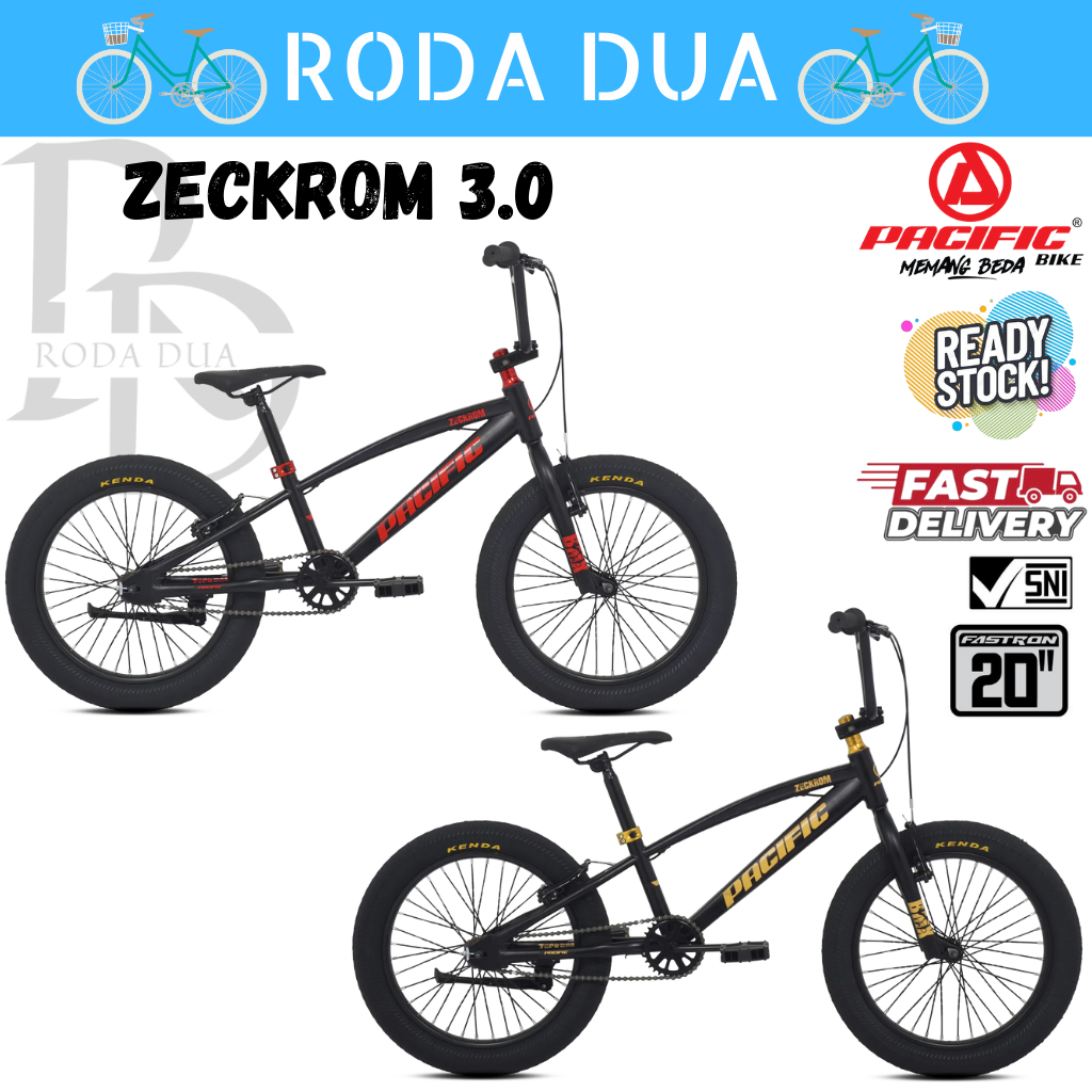 SEPEDA BMX - ZECKROM BAN BESAR 3.0 UKURAN 20