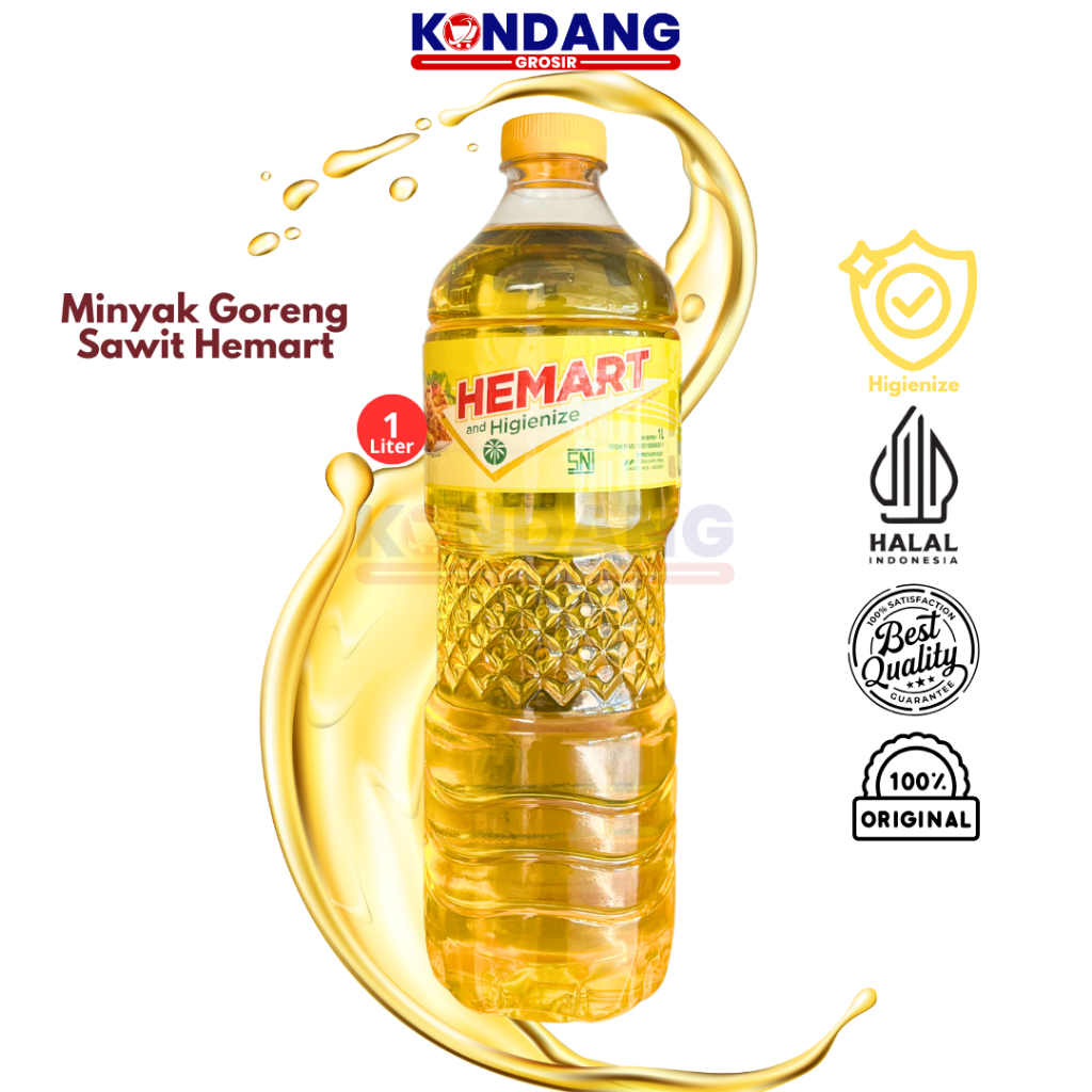 

Minyak Goreng Hemart 900 ml - Minyak Kualitas Unggul