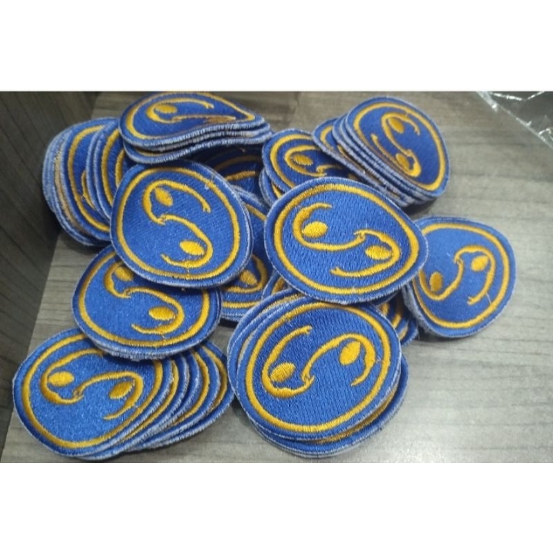 bed bordir logo peace maker buat gereja