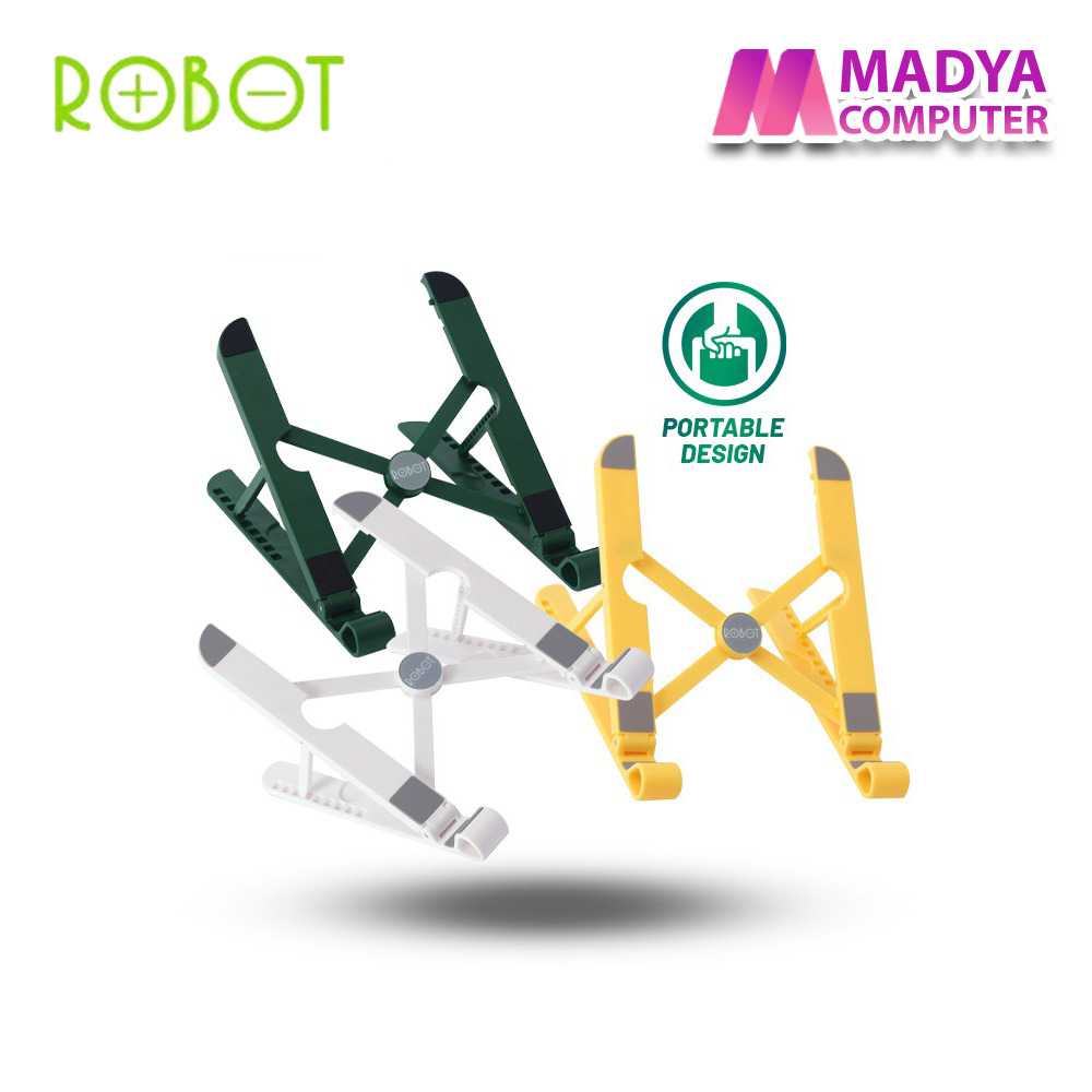 ROBOT RT-LS03 Stand Holder Laptop Portable Lipat Anti Slip - Laptop Stand