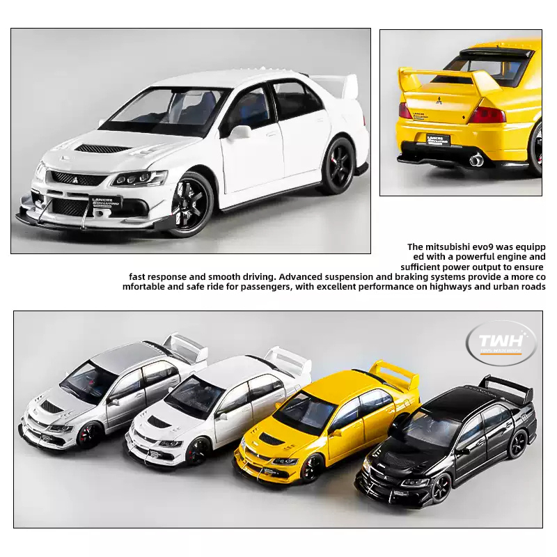 

TWH DIECAST MITSUBISHI LANCER EVO IX 9 SKALA 1:32 MOBIL KUALITAS PREMIUM KOLEKSI HADIAH & MAINAN