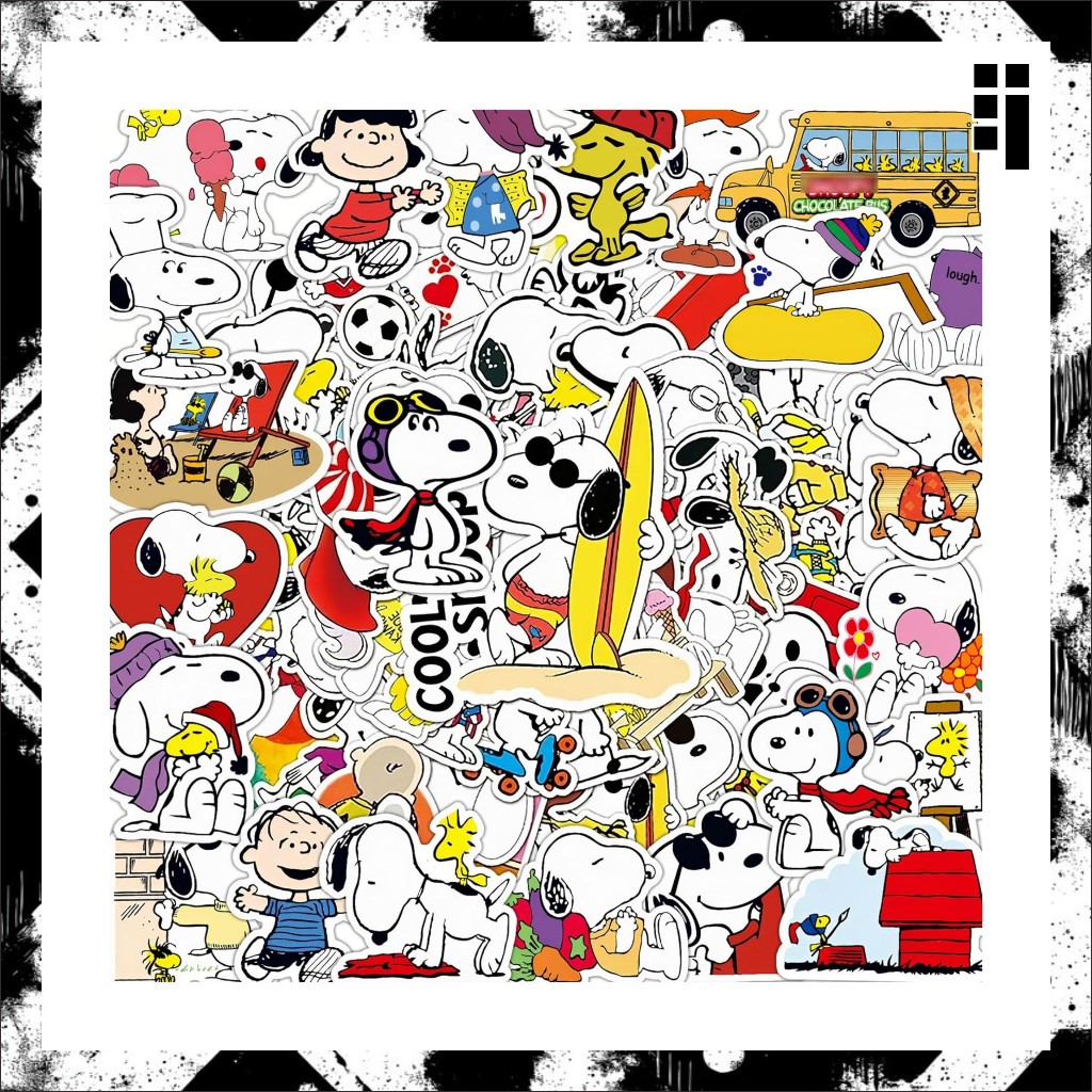 

Stiker Cutting Lucu SNOOPY Vinyl