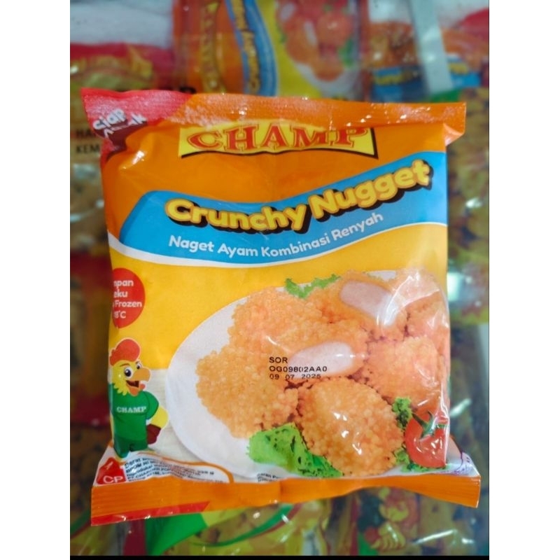 

Champ Crunchy Nugget Naget Ayam Kombinasi Renyah 225gr
