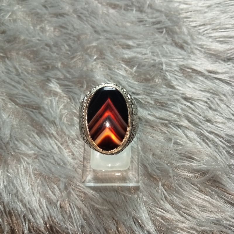 natural akik junjung Derajat simetris pamor DERAJAT HQ hitam klimis luster merah