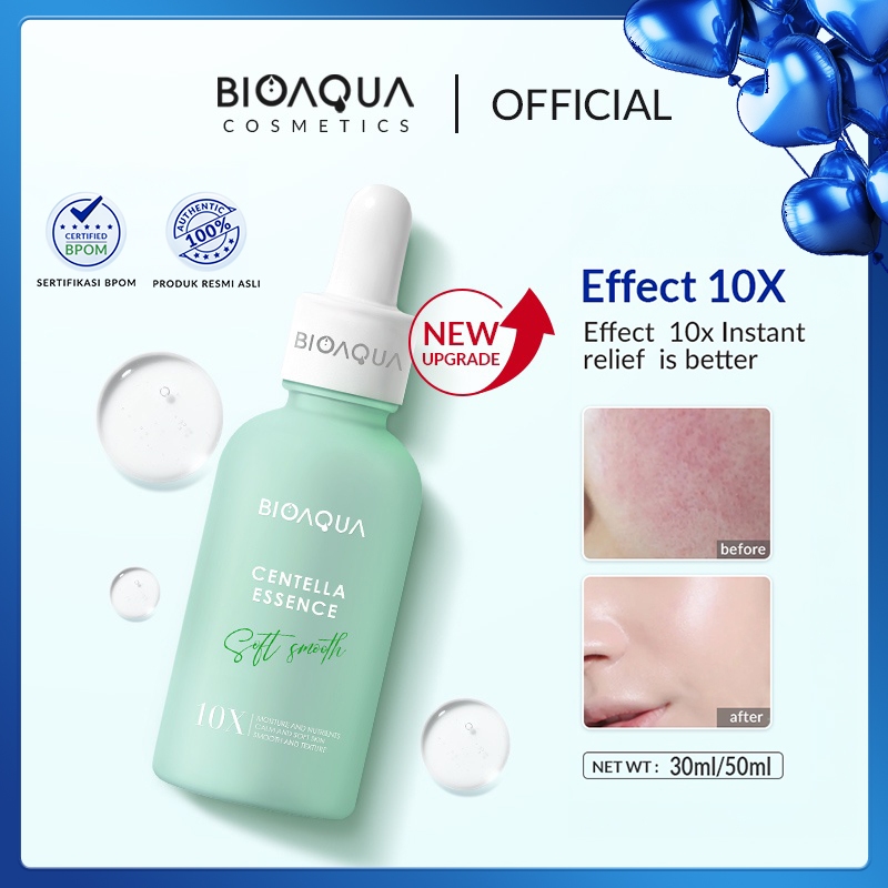 【BPOM】 Bioaqua Cosmetics Centella asiatica Skin Essence Sensitive Skin Care Soothing skin moisturizi
