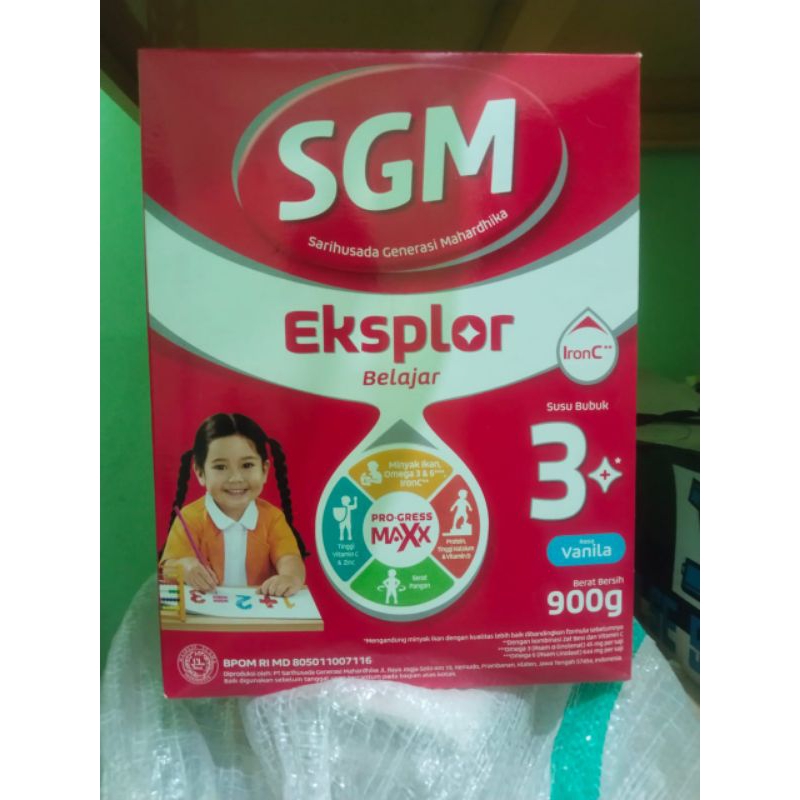 

Susu SGM Vanila (3+) explor Belajar 900 gr