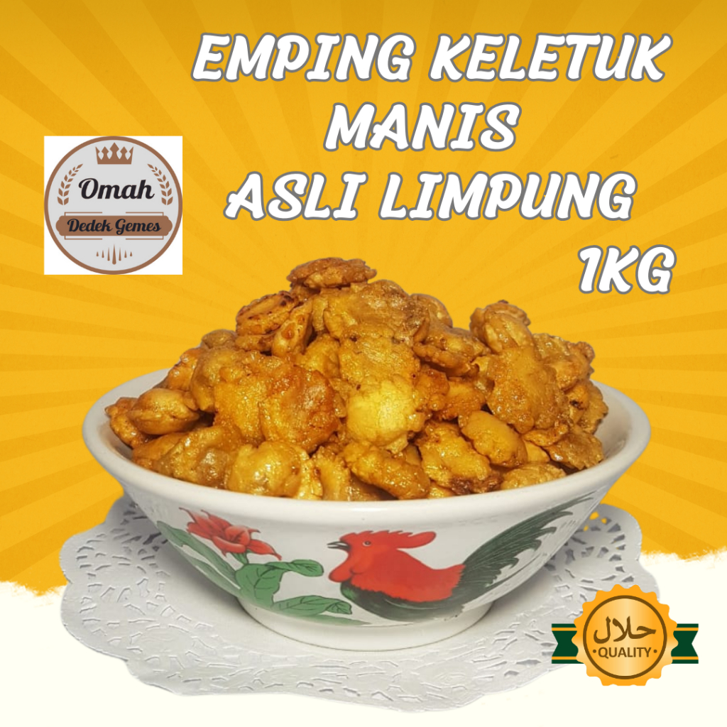 

EMPING MELINJO GEPUK/KELETUK MANIS 1 KG PRODUKSI ASLI LIMPUNG