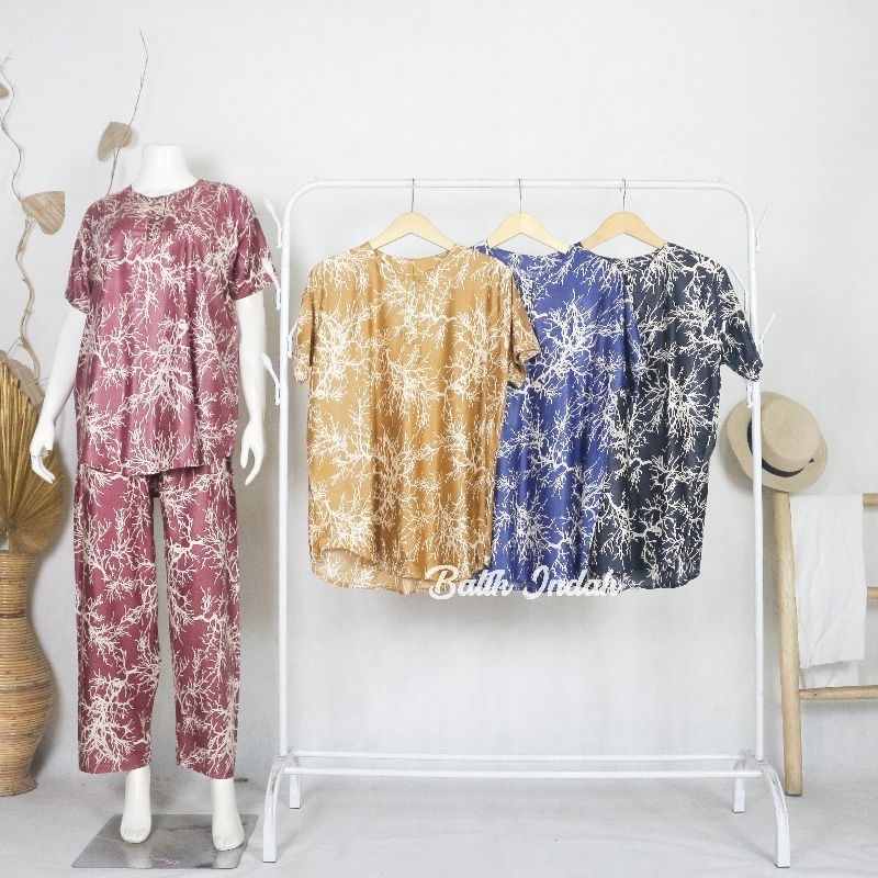 ONE set dewasa  lengan pendek/ setelan gogo