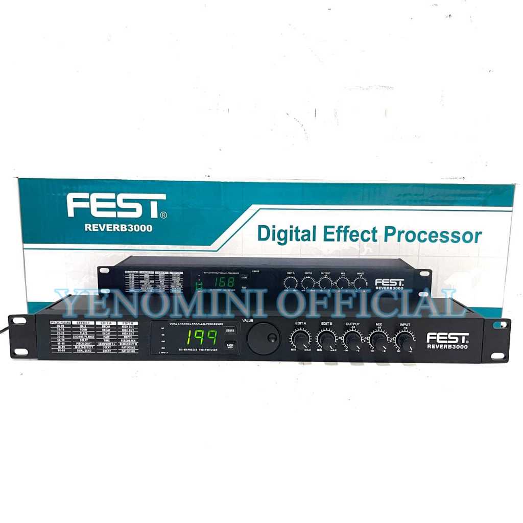 Effect Vocal Fest Reverb 3000 / Reverb3000 Effect Vocal Original Garansi 1 tahun