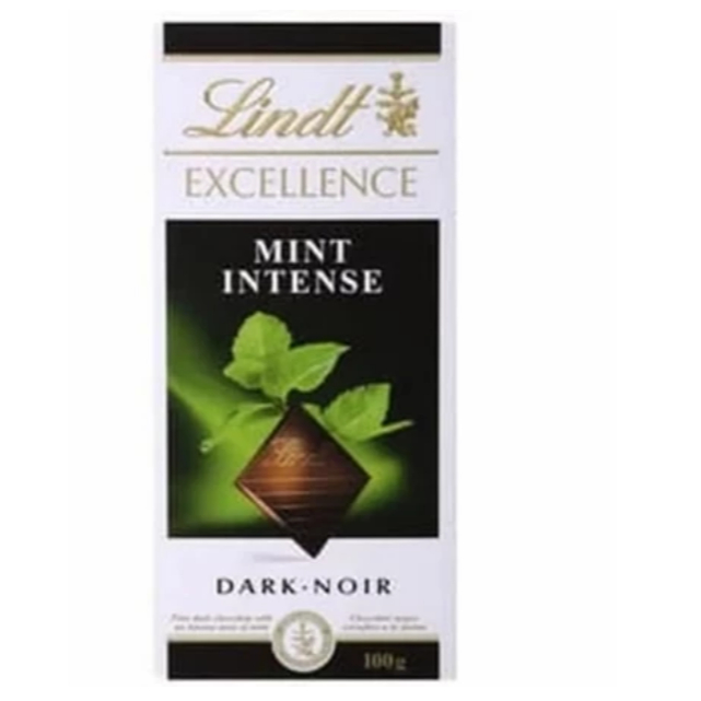 

LINDT EXCELLENCE MINT INTENSE DARK CHOCOLATE