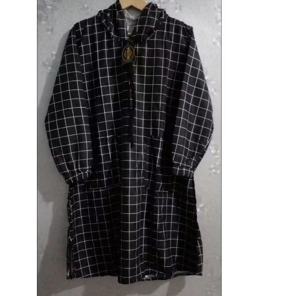 Tunik Hoodie bahan katun micro