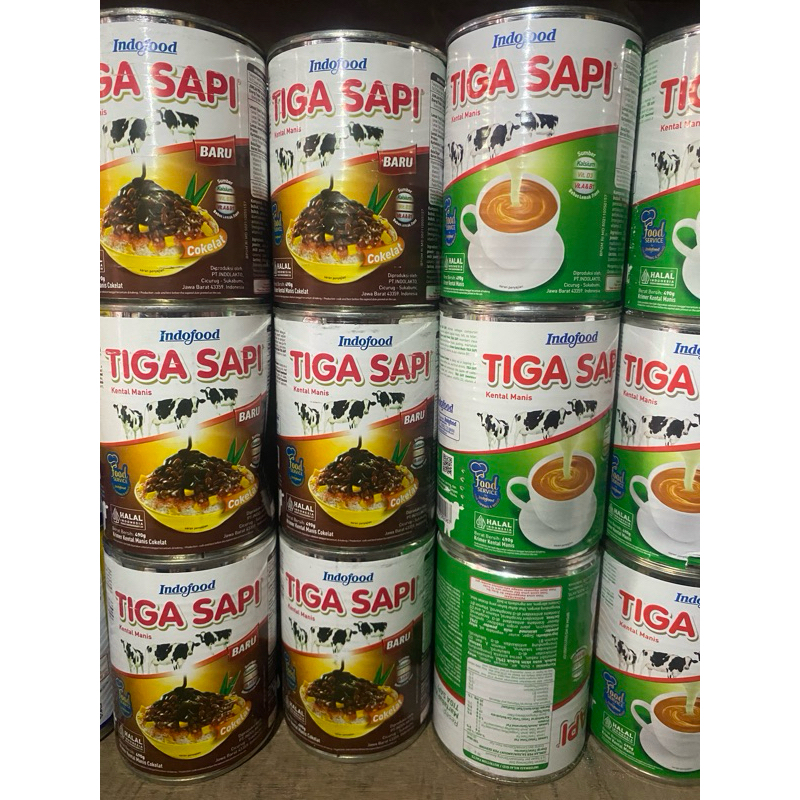 

Susu Kaleng Omela/Tiga Sapi/Dairy Camp/Carnation ( 490gr )