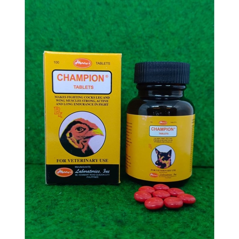 CHAMPION VITAMIN OBAT DAN DOPING AYAM DAN ANJING