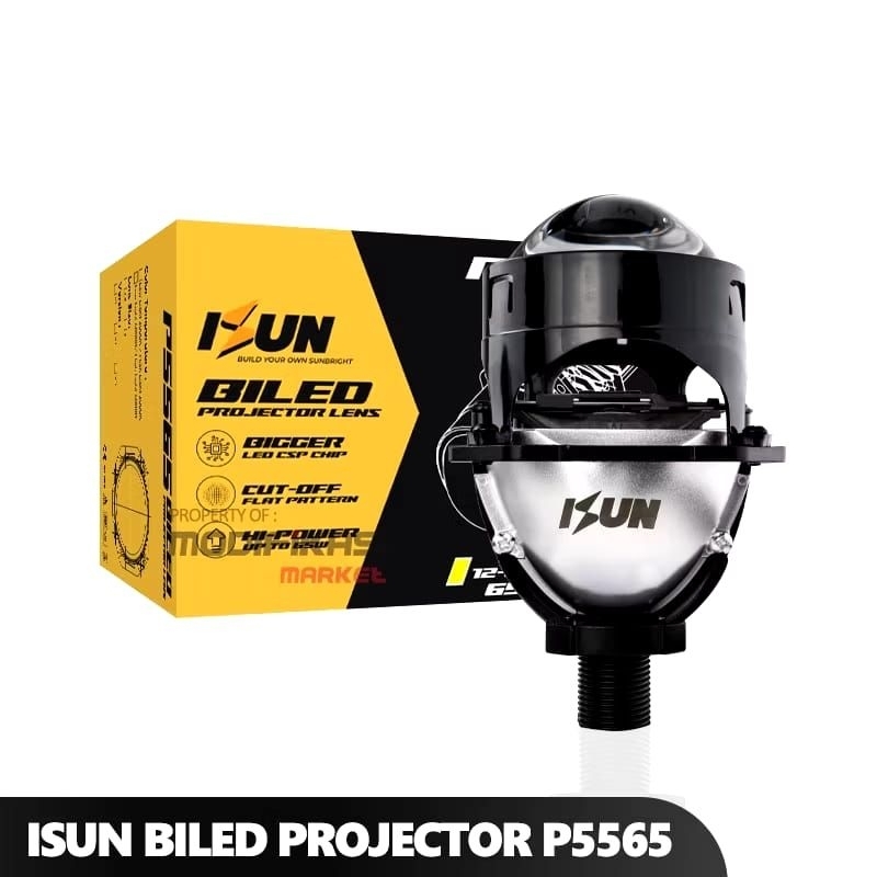 BILED isun p5565 2,5inc biled projector lampu biled isun p5565