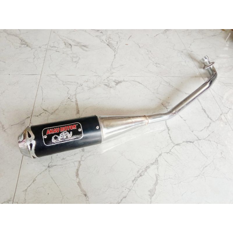 Knalpot racing ahau supra jupiter blade kharisma smash vega