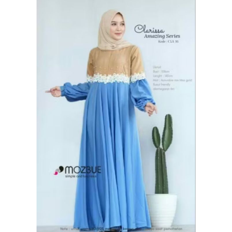 gamis mozbue  preloved