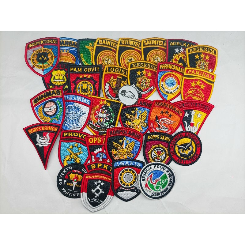 ATRIBUT POLRI TIMBUL SATUAN