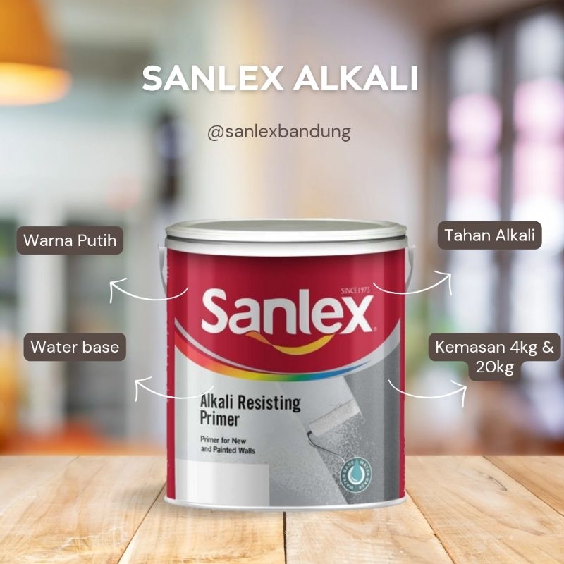 Cat Dasar Sanlex Alkali Resisting Primer 4kg
