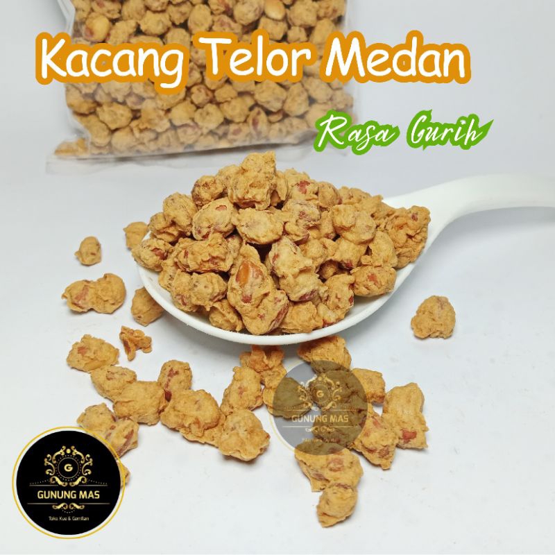 

KACANG TELOR Medan 500 GR / KACANG TELUR Medan 1/2KG / Pedas - Gurih / Snack KILOAN