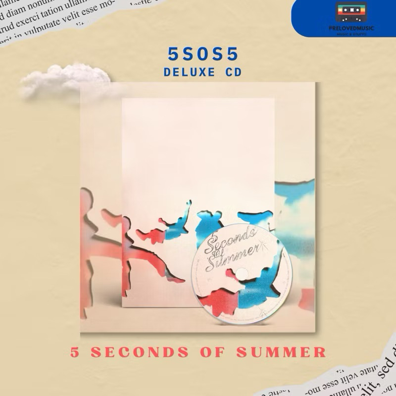 (READY STOK NEW SEGEL) 5SOS5 5 Seconds Of Summer Titled 5 Album CD Deluxe Version