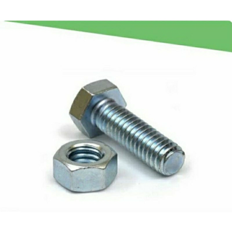 BAUT HEX M12x25 Baut + Mur (Kunci 19)