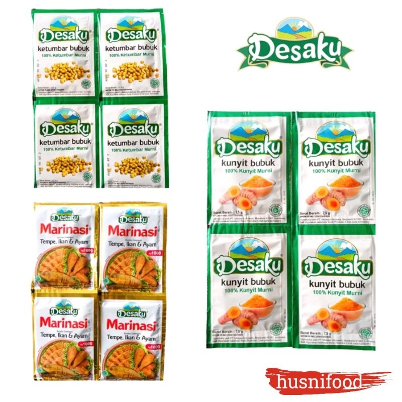 

Bumbu instan Desaku Ketumbar/ Kunyit 1 renceng isi 10 sachet