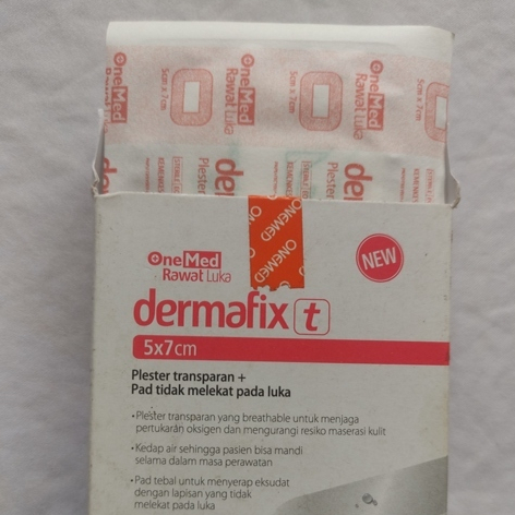 Plester luka dermafix 5x7 cm Plester anti air plester kasa onemed dermafix