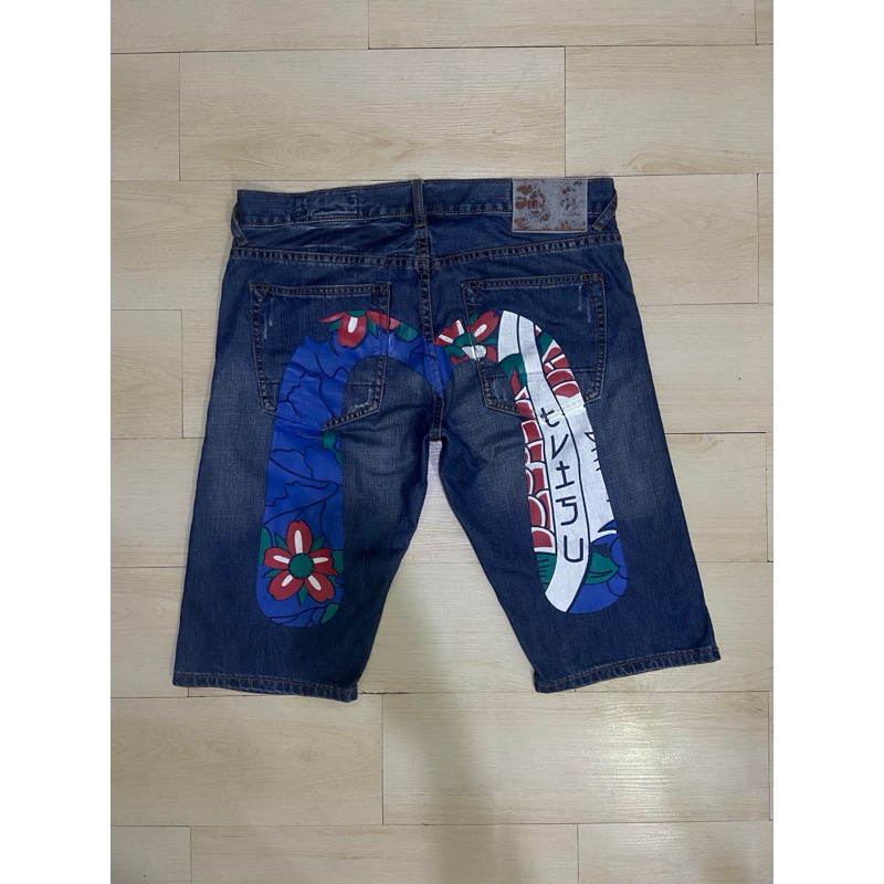 Vintage Evisu Flower Daicock Jorts Pants