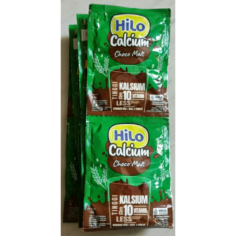 

Hilo calcium CHOCO MALT sachet ( renceng )