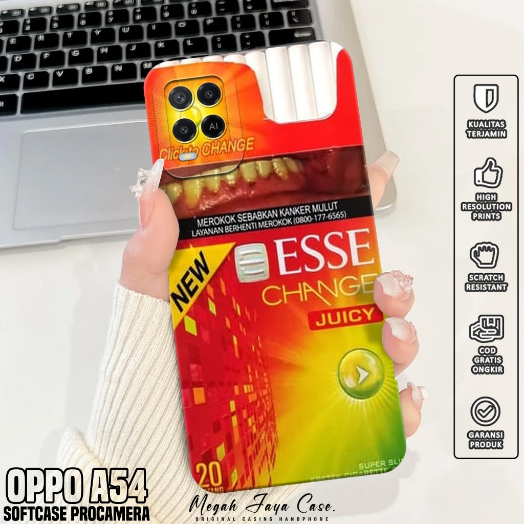 Softcase Hp Oppo A54 - Casing Oppo A54 Motif ESS - Silikon Hp Oppo A54 - Case Hp Oppo A54 - Pelindun