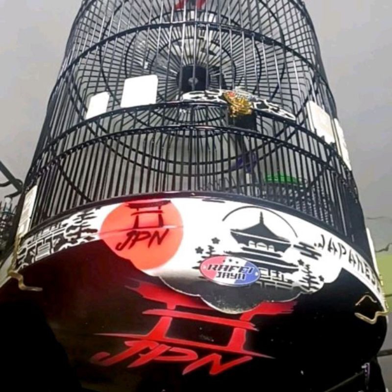SANGKAR KANDANG MURAI RAFI JAYA AIRBRAS MOTIF TERBARU JPN