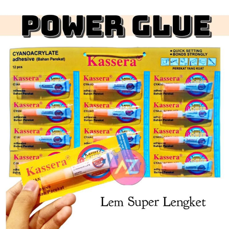 

LEM POWER GLUE SUPER LENGKET KASERRA SETBAGUNA