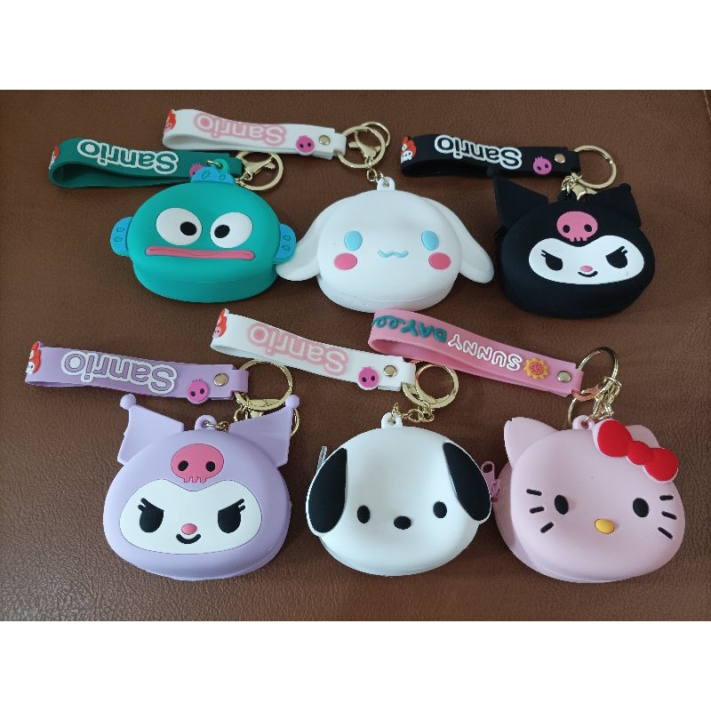 

Dompet Koin Silikon Sanrio/Gantungan Kunci