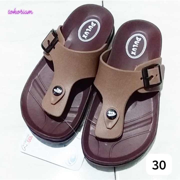 Sandal Jepit Anak Tanggung Dulux Cowok Cewek 9017BE Real Pict Ukuran 30 31 32 33 34 35_psr Semarang
